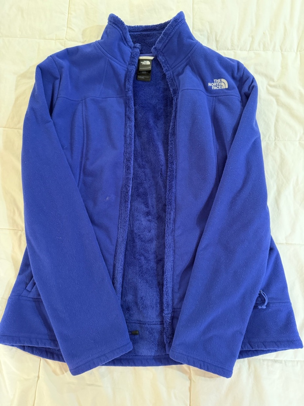 The North Face Women's Royal Blue Teddy Fleece Jacket